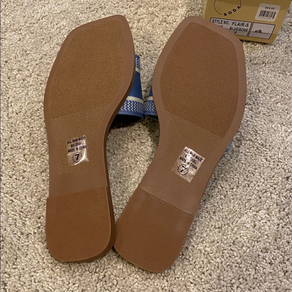 Soda women’s size sandals - Picture 3 of 4